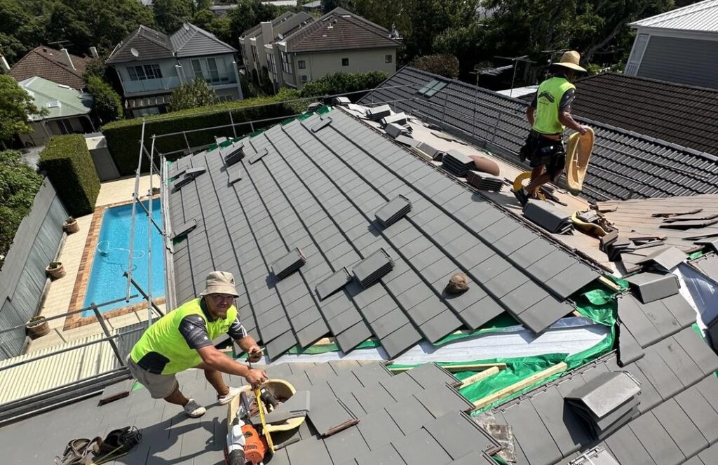 tile roof replacement